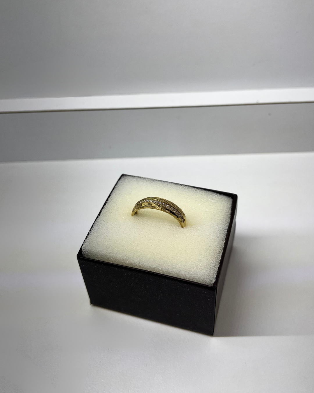 Golden Halo Duo Rings