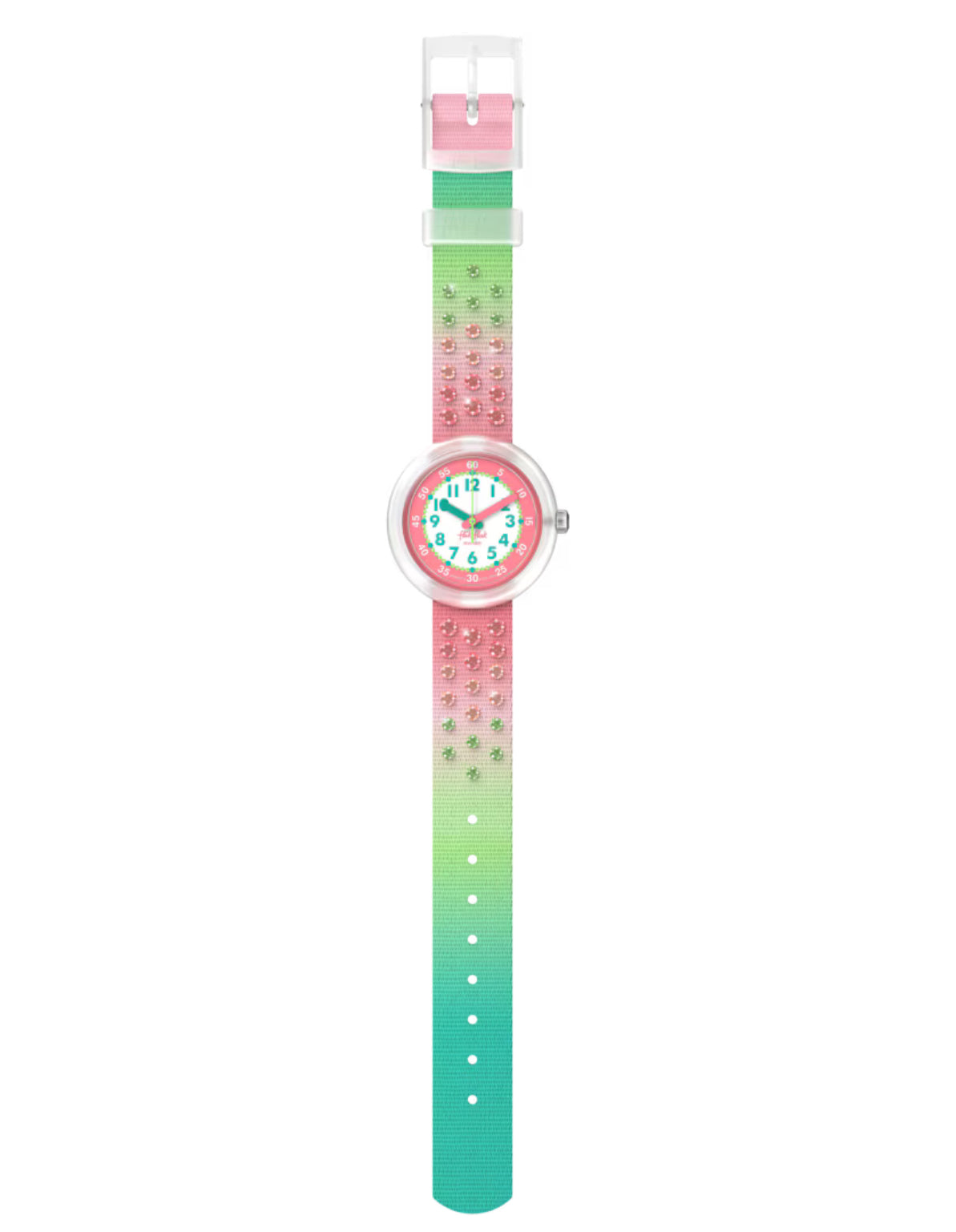 Flikflak Sparkly Melon Swatch