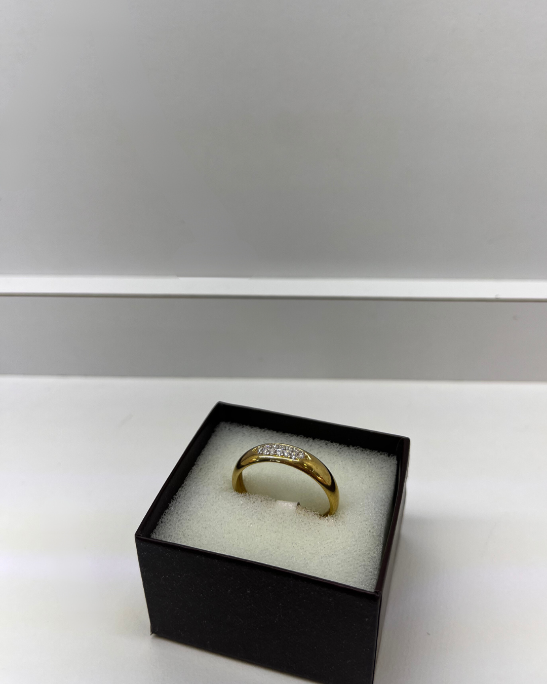 Regal Gold Crown Rings Duo