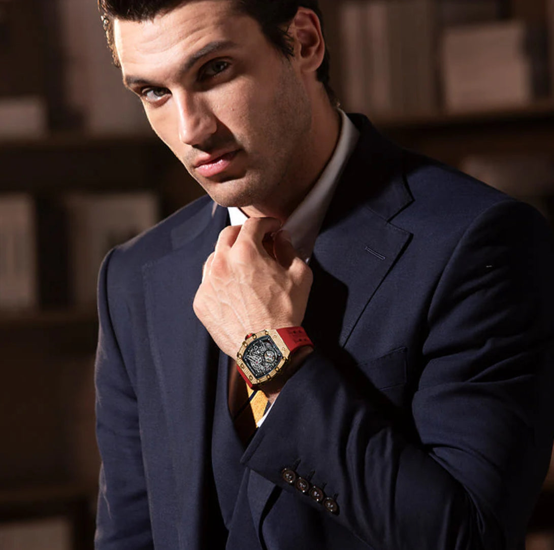 Tsar Automatic Red-Rose Gold