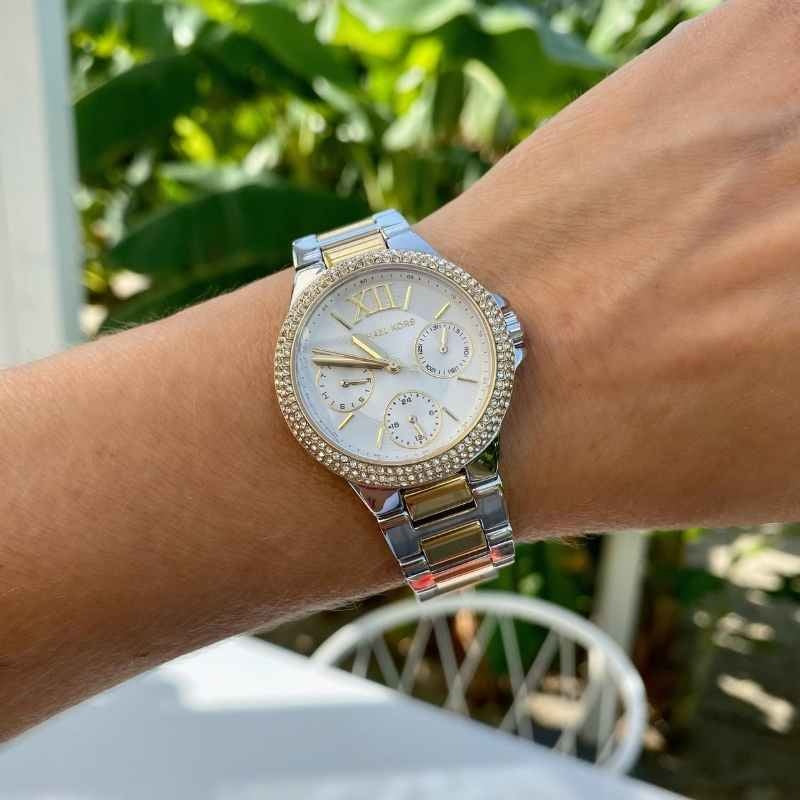 MICHAEL KORS
Camille Chronograph Quartz Crystal White Dial Ladies Watch