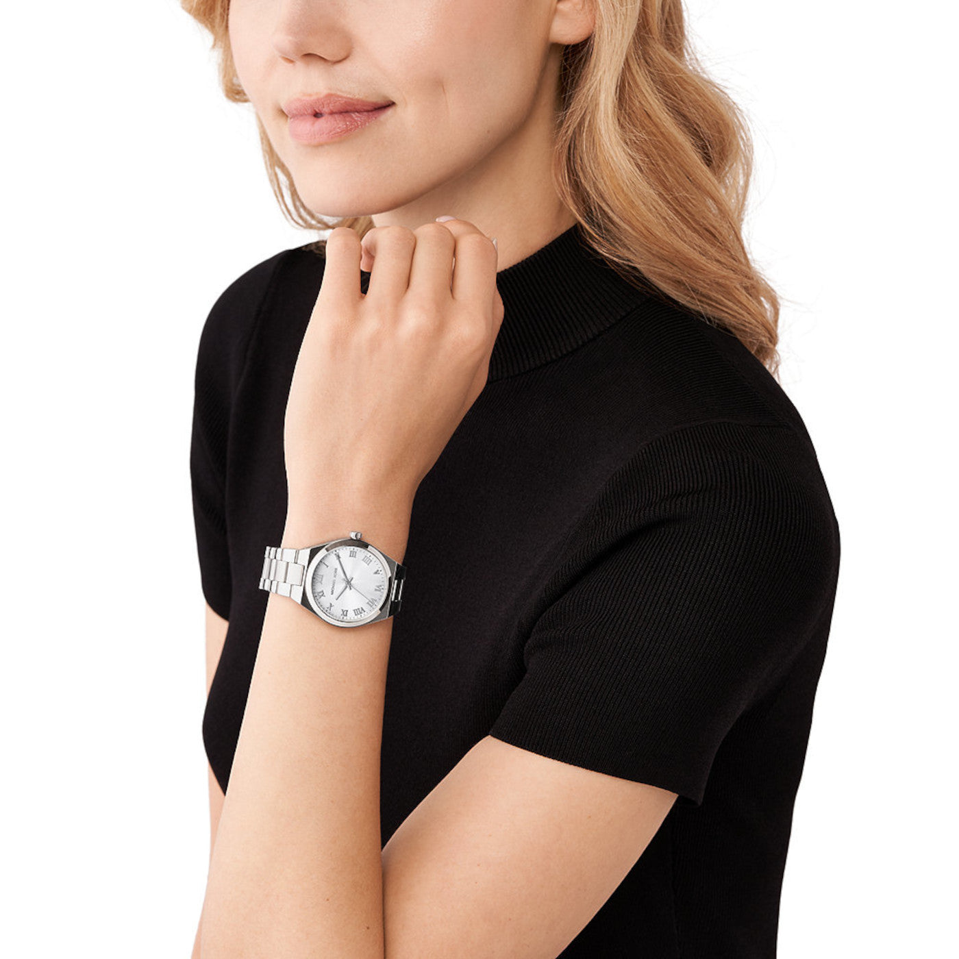 MICHAEL KORS
Slim Runway Silver-Tone Watch