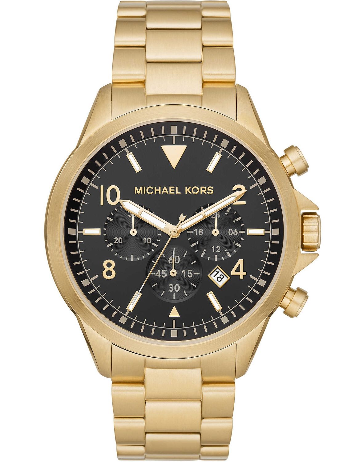 MICHAEL KORS Gage Chronograph Gold-Tone Steel Watch