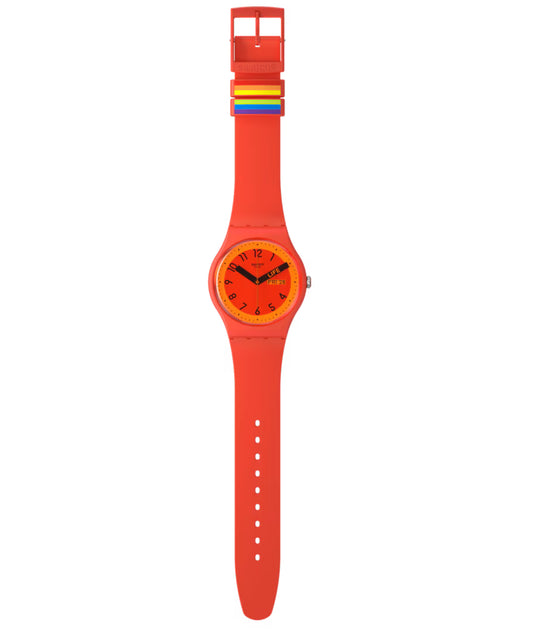 Swatch Proudly Red