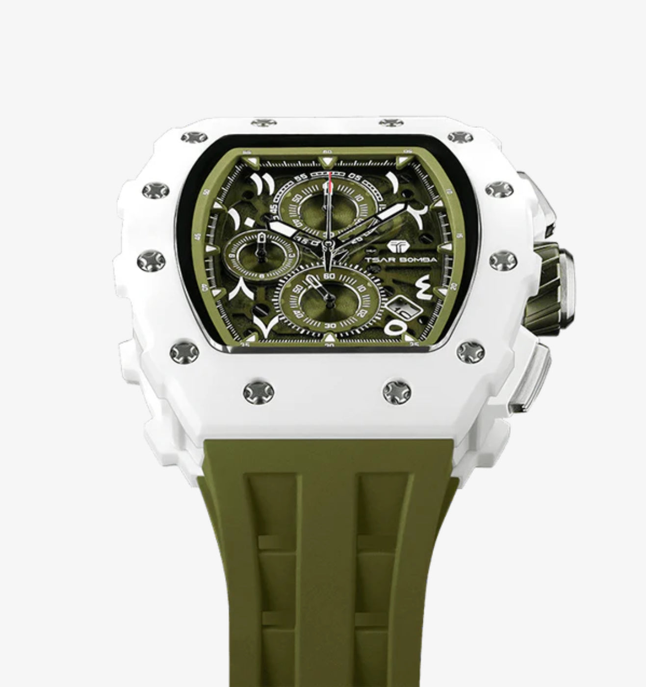 Tsar Elemental Verde Olivo-Blanco