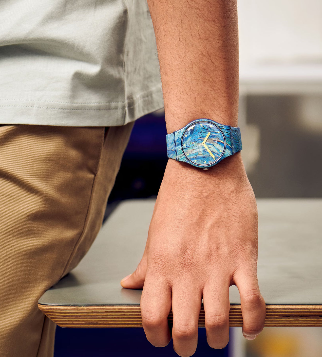 Swatch The Starry Night By Vincent Van Gogh