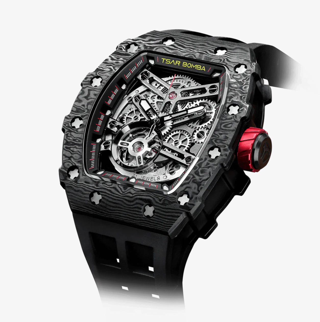 Tsar Automatic Negro Carbon Fiber