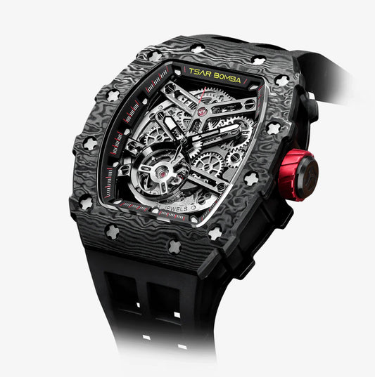 Tsar Automatic Negro Carbon Fiber