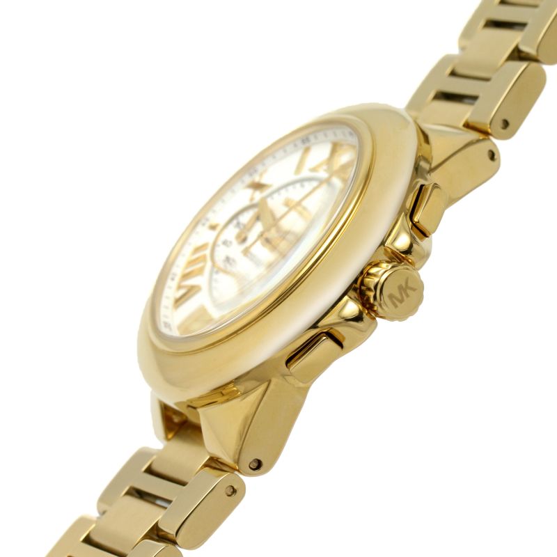 MICHAEL KORS Camille Chronograph Gold-Tone Stainless Steel Watch