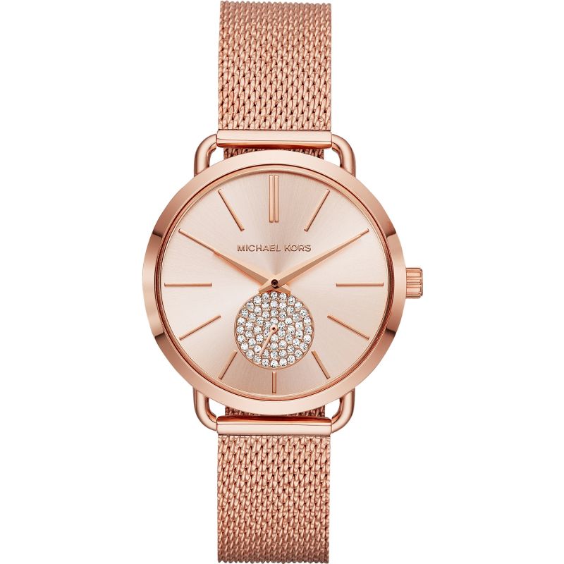 MICHAEL KORS Ladies' Portia Rose Gold-Tone Watch