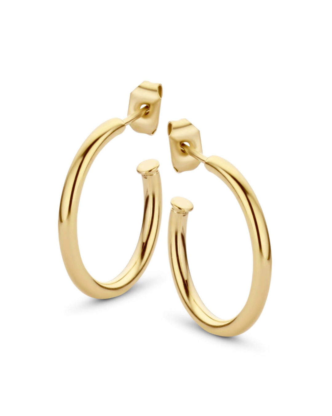 Smooth Hoop Earrings