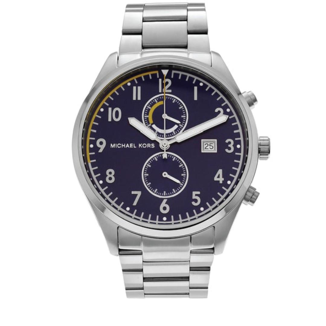 MICHAEL KORS
SAUNDER CHRONOGRAPH QUARTZ BLUE DIAL